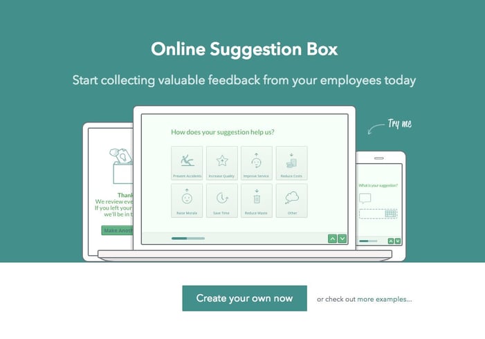 online suggestion box